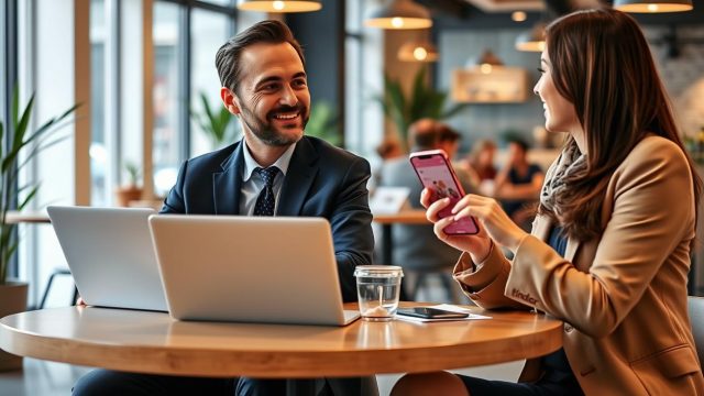 Due utenti confrontano Meetic e Tinder per trovare un appuntamento adatto
